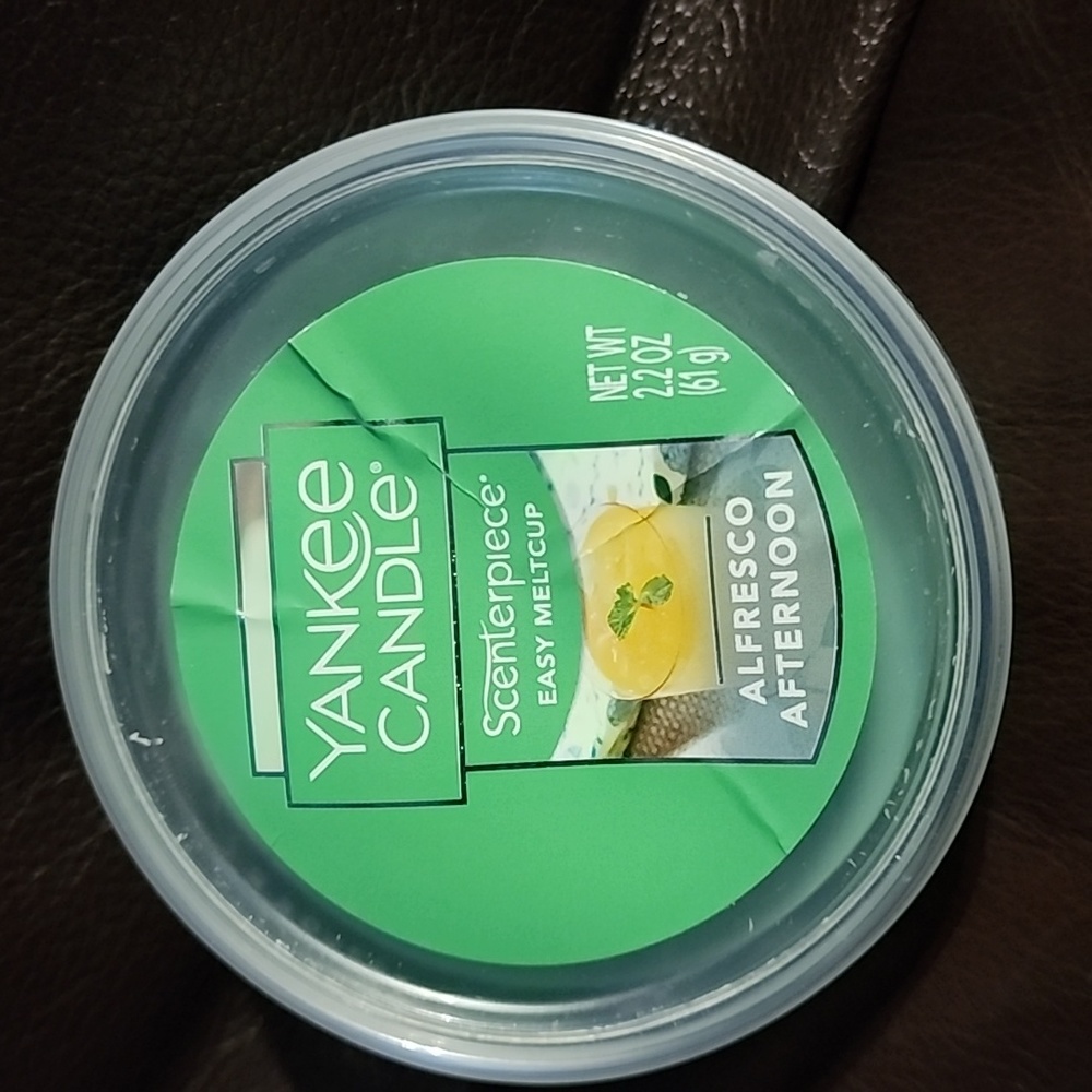 Yankee Candle Scenterpiece Easy Meltcup Melt Cup Alfresco Afternoon